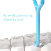 Roller for wearing aligners, 2 pcs. + hook remover